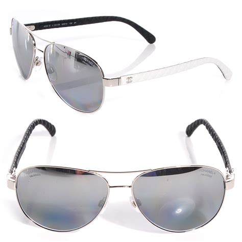 chanel aviator sunglasses polarized|Chanel sunglasses aviator style.